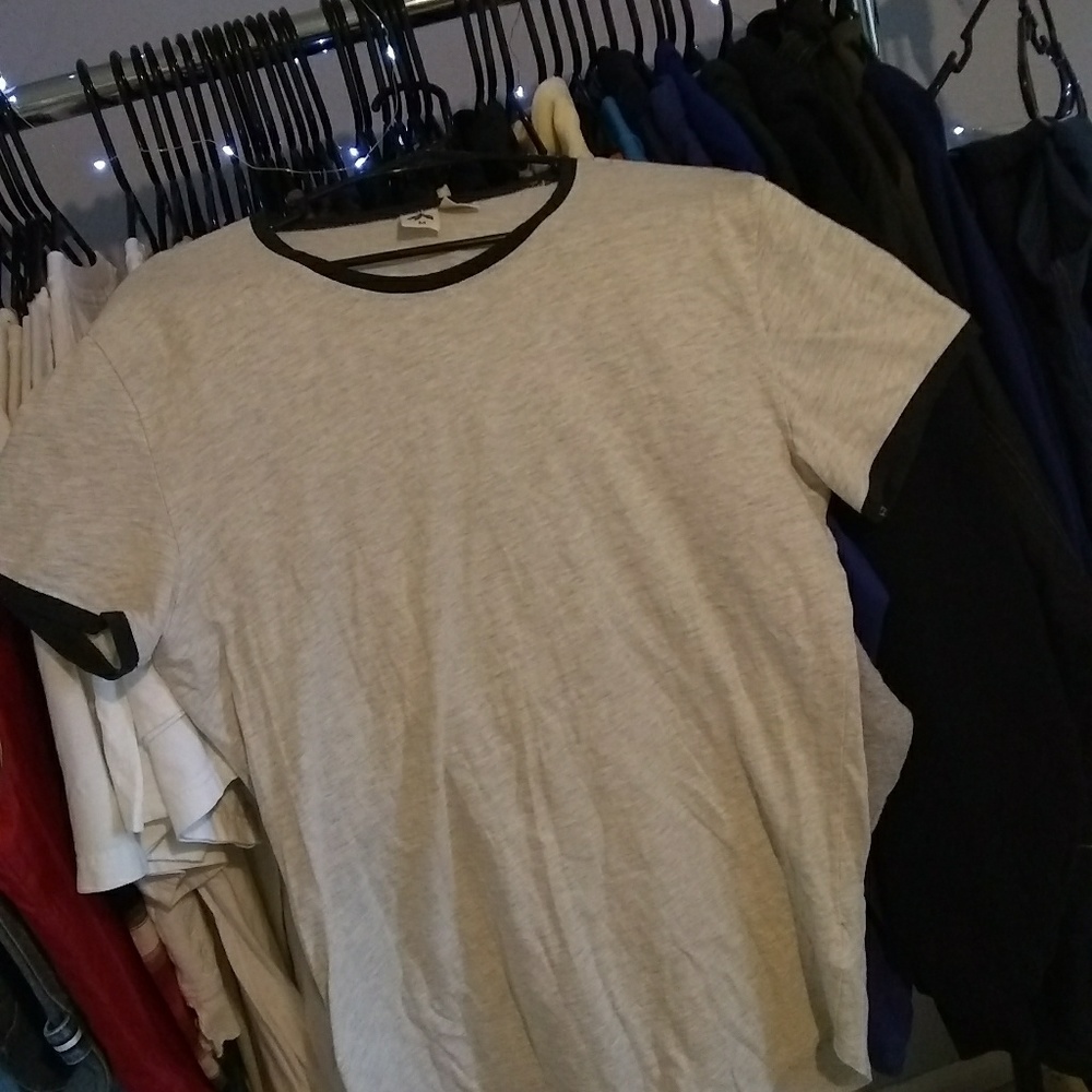 Three Feathers Gray Tee